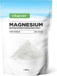 Vit4ever Magnesium Citrat Pulver vegan laktosefrei glutenfrei – Bild 1 von 2