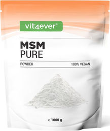 Vit4ever MSM Pulver vegan laktosefrei und glutenfrei ohne Zusatzstoffe – Bild 1 von 2