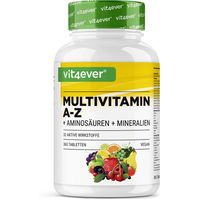 Produktbild von Vit4ever Multivitamin A-Z mit Mineralien und Aminosäuren Tabletten vegan