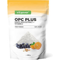 Produktbild von Vit4ever OPC Traubenkernextrakt und Vitamin C Pulver vegan glutenfrei laktosefrei ohne Zusatzstoffe