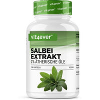 Produktbild von Vit4ever Salbei Extrakt Kapseln vegan ohne Zusatzstoffe 240 Stück