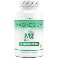 Produktbild von Vit4ever Tri-Magnesiumdicitrat Kapseln Vegan Laktosefrei Glutenfrei für Sportler