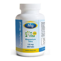 Produktbild von Vita 4u Magnesium Bisglycinat Tabletten vegan und vegetarisch 300 Stück