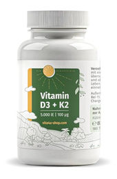Vita 4u Vitamin D3 und K2 vegetarische Tabletten für Sportler – Bild 1 von 2