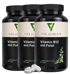 Vita Elements B-Komplex Tabletten vegan 180 Stück – Bild 1 von 3