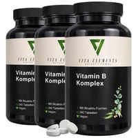 Produktbild von Vita Elements B-Komplex Vegan Tabletten 240 Stück ohne Zusatzstoffe