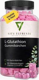 Vita Elements Haar-Vitamine Vitamin-Kombination Gummis ohne Zusatzstoffe – Bild 1 von 2