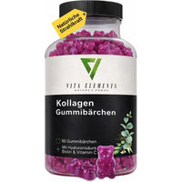 Produktbild von Vita Elements Kollagen Gummis Typ I aus marinem Fisch ohne Zusatzstoffe 60 Stück