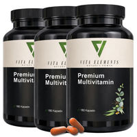 Produktbild von Vita Elements Multivitamin Komplex 3er Set 180 Kapseln ohne Zusatzstoffe