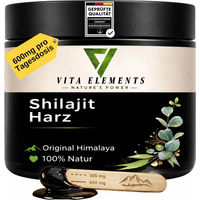 Produktbild von Vita Elements Shilajit Resin Himalaya Harz Mineralstoff-Komplex vegan und ohne Zusatzstoffe für Erwachsene und Sportler 50 g