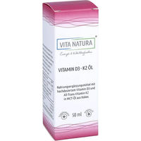 Produktbild von Vita Natura Vitamin D3/K2 Tropfen 1000 IE/20 µg 50 ml