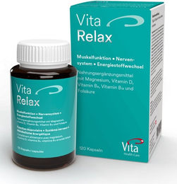 Vita Relax Anti-Stress-Komplex mit B-Komplex Kapseln für Sportler 120 Stück – Bild 1 von 1