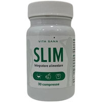 Produktbild von Vita Sana Slim Pflanzliches Nahrungsergänzungsmittel zur Unterstützung des Gewichtsmanagements ohne Zusatzstoffe 30 Kapseln