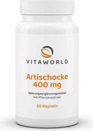 Vita World Artischocke 400 mg Kapseln 60 Stück vegan – Bild 1 von 1