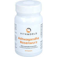 Produktbild von Vita World Ashwagandha Rosenwurz Komplex Vegan Kapseln 60 Stück