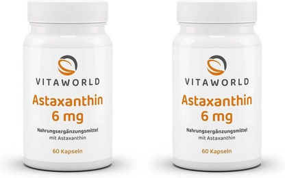 Vita-World Astaxanthin 6 mg vegetarische Kapseln 60 Stück – Bild 1 von 1