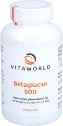 Vita World Beta-Glucan 500 mit Vitamin C und Zink Kapseln 90 Stück – Bild 1 von 1
