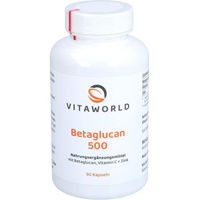 Produktbild von Vita World Beta-Glucan 500 mit Vitamin C und Zink Kapseln 90 Stück