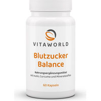 Produktbild von Vita World Blutzucker Balance mit Chrom, 60 Kapseln, vegan und glutenfrei