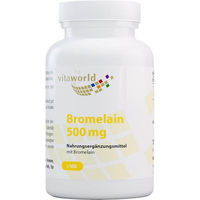 Produktbild von Vita World Bromelain 500 mg Kapseln 100 Stück