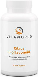 Vita World Citrus Bioflavonoid Kapseln mit pflanzlichem Ursprung 100 Stück – Bild 1 von 1