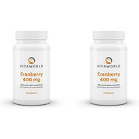 Produktbild von Vita-World Cranberry 400 mg Kapseln vegan glutenfrei laktosefrei ohne Zusatzstoffe 60 Stück