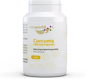 Vita World Curcuma Extrakt standardisiert 500 mg Kapseln 120 Stück – Bild 1 von 1