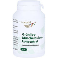 Produktbild von Vita World Grünlipp Muschelpulverkonzentrat Kapseln 150 Stück