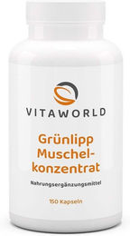 Vita-World Grünlippmuschelkonzentrat 500 mg Kapseln 150 Stück – Bild 1 von 1