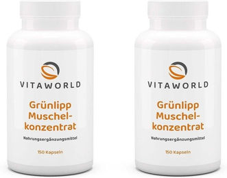 Vita-World Grünlippmuschelkonzentrat 500 mg Kapseln – Bild 1 von 1
