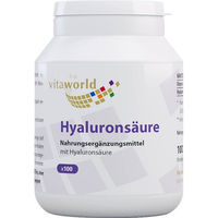 Produktbild von Vita World Hyaluronsäure 100 mg Kapseln vegan