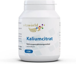 Vita World Kaliumcitrat 560 mg Kapseln 120 Stück vegan und vegetarisch – Bild 1 von 1