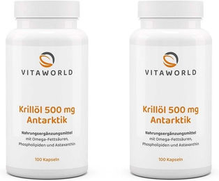Vita-World Krillöl 500 mg Kapseln – Bild 1 von 1
