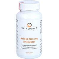 Produktbild von Vita World Krillöl Antarktik 500 mg Kapseln 100 Stück