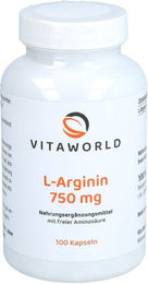 Vita World L-Arginin 750 mg Kapseln 100 Stück – Bild 1 von 1