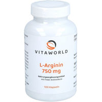 Produktbild von Vita World L-Arginin 750 mg Kapseln 100 Stück