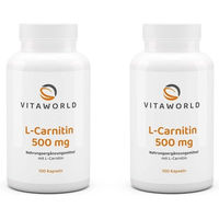 Produktbild von Vita-World L-Carnitin 500 mg Kapseln