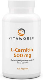 Vita-World L-Carnitin 500 mg Kapseln – Bild 1 von 1