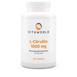 Vita World L-Citrullin 1000 mg Tabletten 240 Stück vegetarisch glutenfrei laktosefrei – Bild 1 von 1