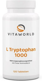 Vita World L-Tryptophan 1000 mg Tabletten 120 Stück – Bild 1 von 1