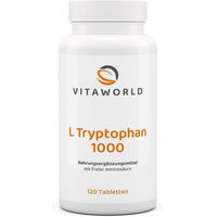 Produktbild von Vita World L-Tryptophan 1000 mg Tabletten 120 Stück