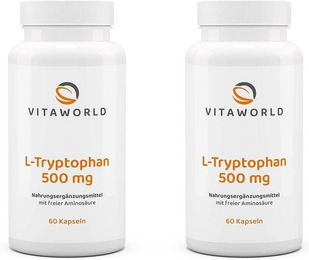 Vita-World L-Tryptophan 500 mg Kapseln 60 Stück – Bild 1 von 1