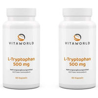 Produktbild von Vita-World L-Tryptophan 500 mg Kapseln 60 Stück