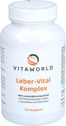 Vita World Leber-Vital Komplex Kapseln vegan 120 Stück – Bild 1 von 1