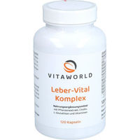 Produktbild von Vita World Leber-Vital Komplex Kapseln vegan 120 Stück