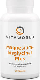 Vita World Magnesium Bisglycinat Plus Kapseln 120 Stück – Bild 1 von 1