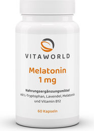 Vita World Melatonin 1 mg Kapseln 60 Stück – Bild 1 von 1