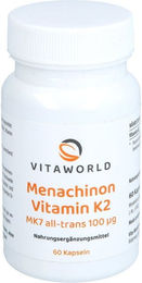Vita World Menachinon Vitamin K2 100 µg Kapseln 60 Stück – Bild 1 von 1