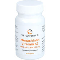 Produktbild von Vita World Menachinon Vitamin K2 100 µg Kapseln 60 Stück