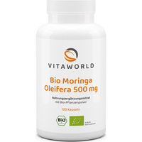 Produktbild von Vita World Moringa Oleifera 500 mg Kapseln Bio vegan 120 Stück